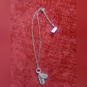 Brighton Contempo Token Tag Long Necklace 